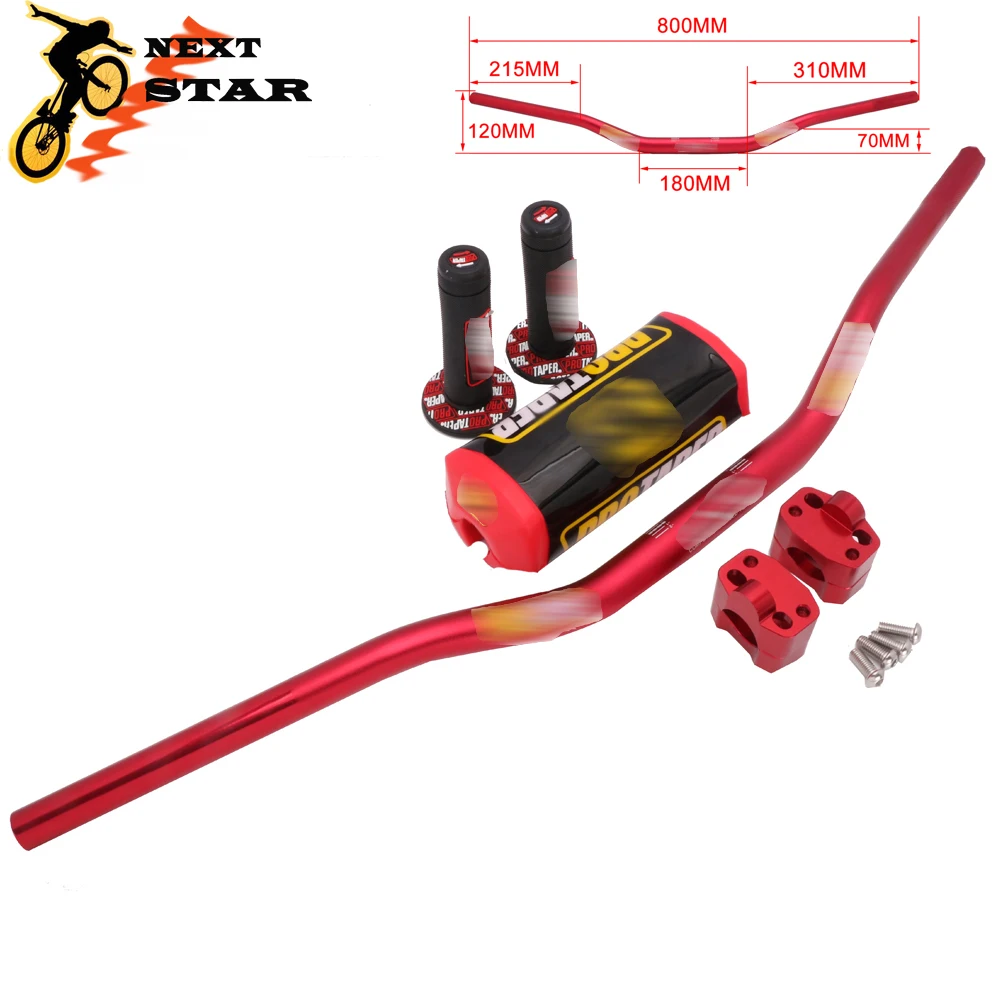 Алюминиевый зажим для руля на руль 28 мм набор толстых балок 1 1/8 &quotдля PRO Taper Dirt Pit