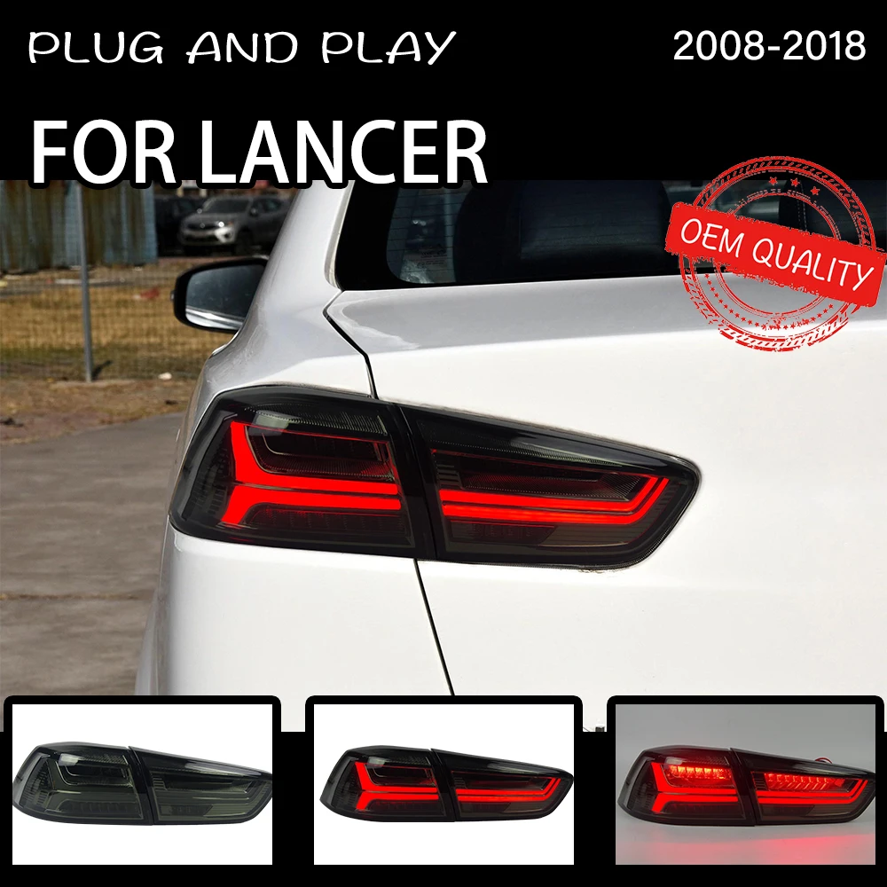 

Tail Lamp For Mitsubishi Lancer 2008-2017 Lancer EX LED Tail Lights Fog Lights Daytime Running Lights DRL Tuning Car Accessories