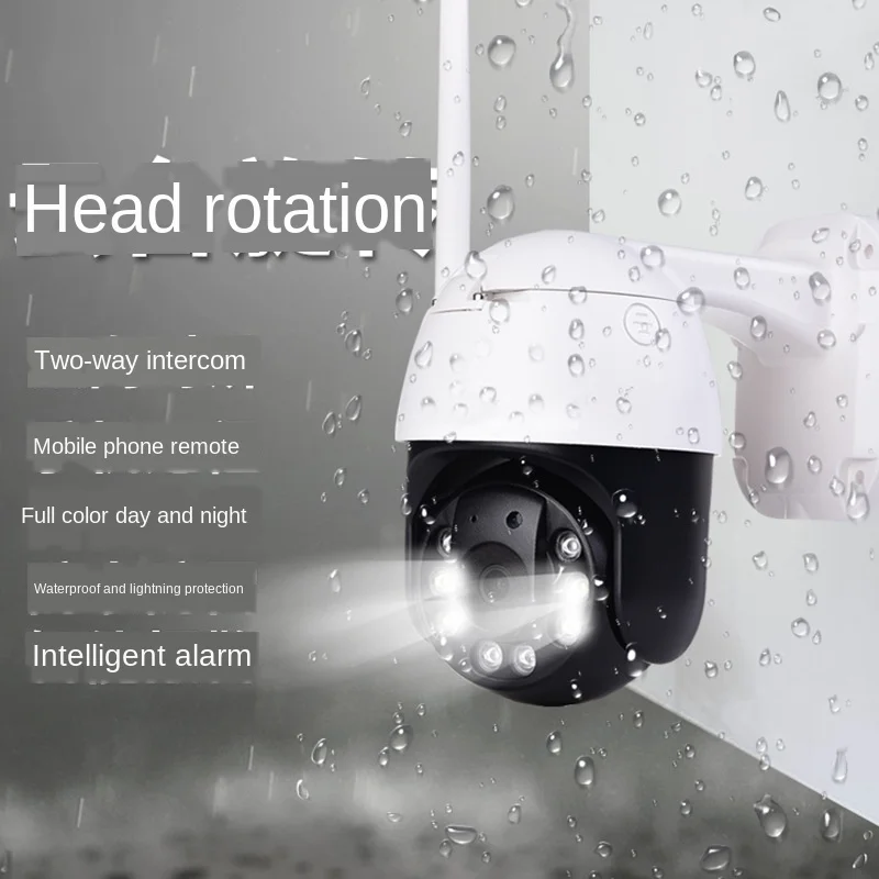 Камера наружного видеонаблюдения купольная поворотная сетевая беспроводная