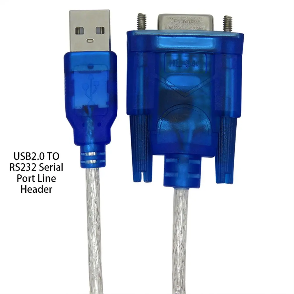 Кабель-адаптер USB2.0-RS232 с USB на DB9 гнездовой для кассового принтера этикеток