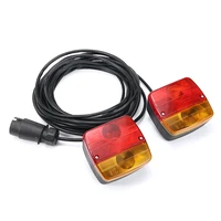 2pcs 12v waterproof tail light durable non corrosive housing rear indicator for trailers tractors
