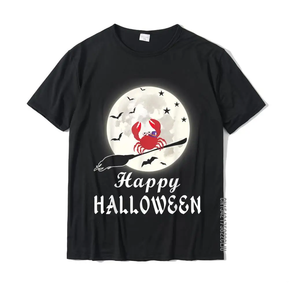 

Happy Halloween Crab Lover Halloween Costume T-Shirt Cotton Birthday Tops T Shirt Special Men Top T-Shirts Casual