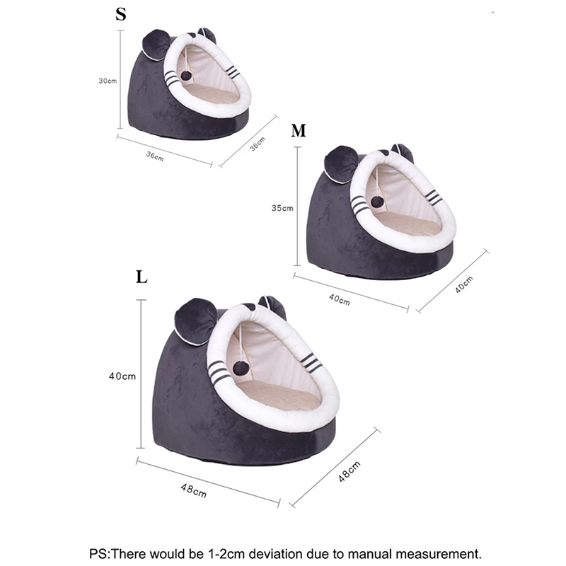 Складная кровать для домашних питомцев мягкое гнездо кошек котят спальный мешок