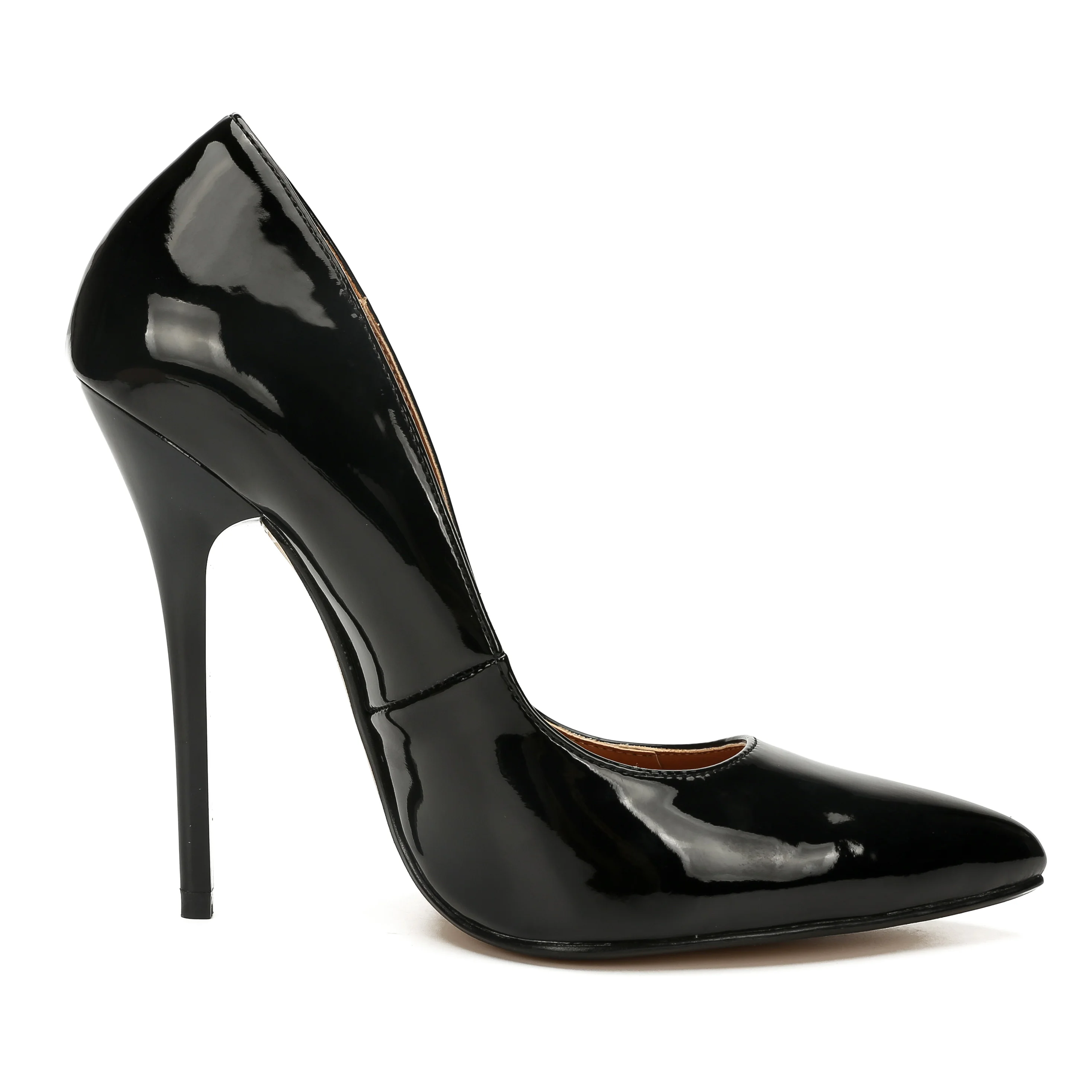 LLXF/Большие размеры: 45, 46, 47, 48, 49; zapatos mujer; женские красные модельные туфли на тонком металлическом каблуке 14 см; Pantent; кожаные туфли-лодочки с острым носком для костюмированной вечеринки
