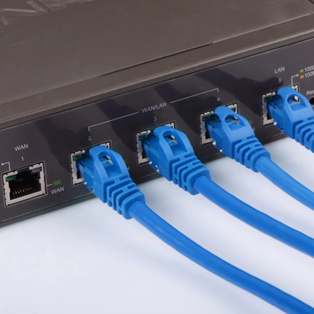 

30M Long Practical Cord Cable Internet Network for PC Modem Router (Blue)