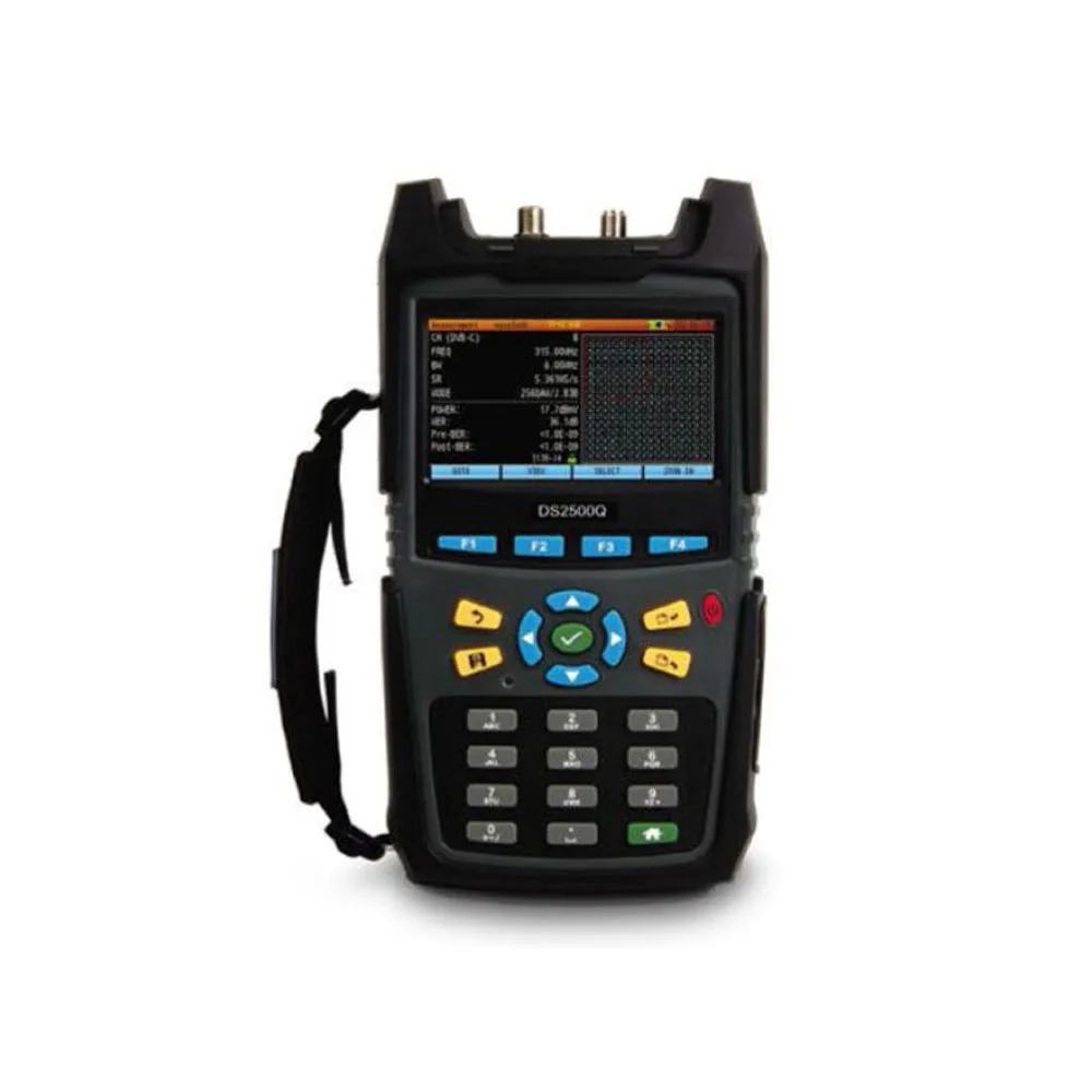 Изобретатель DS2500Q цифровой ТВ анализатор QAM интегрированный DOCSIS 3 0 кабельный