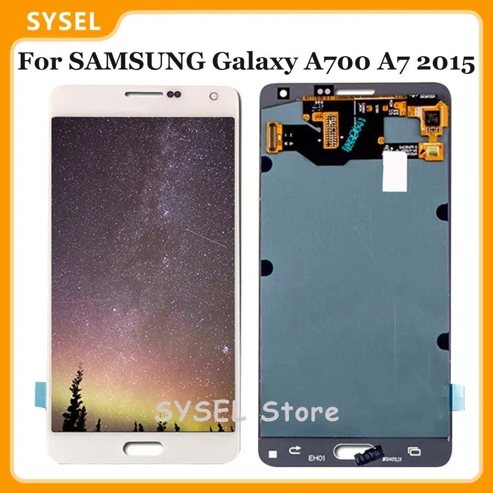 AMOLED 5 &quotдля SAMSUNG Galaxy A7 2015 Lcd A700 дисплей A7000 A700H A700F A700S A700K|Экраны для мобильных