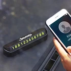 Car Temporary Parking Card Phone Number Card Plate Sticker for Jeep Cherokee car Accessories car styling