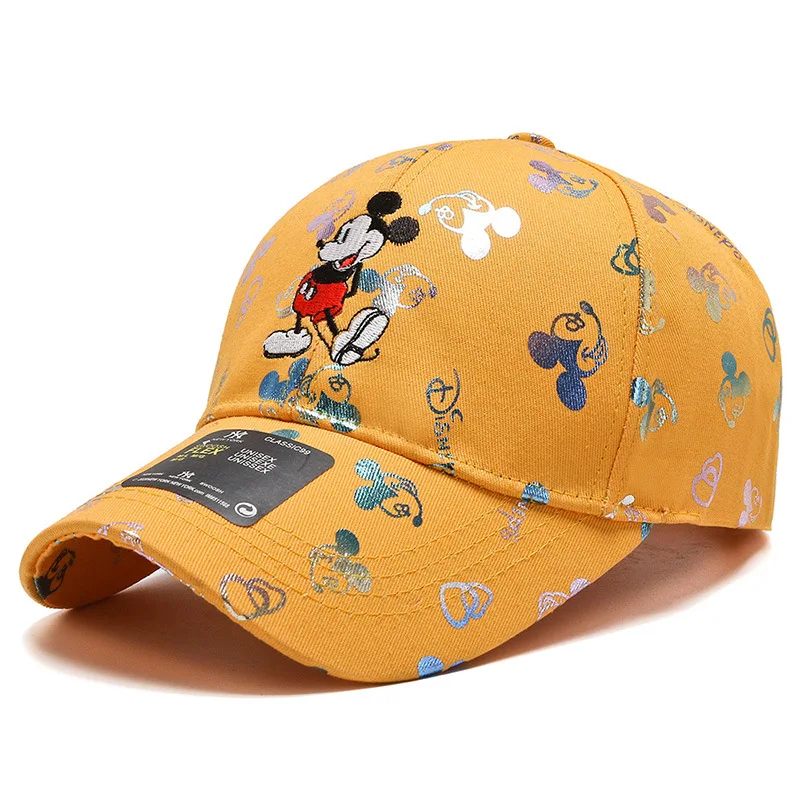 

Men and Women Spring and Summer New Baseball Caps Cartoon Mickey Embroidery Korean Fashion Casual Caps Sun Hats Cute Hat Cap