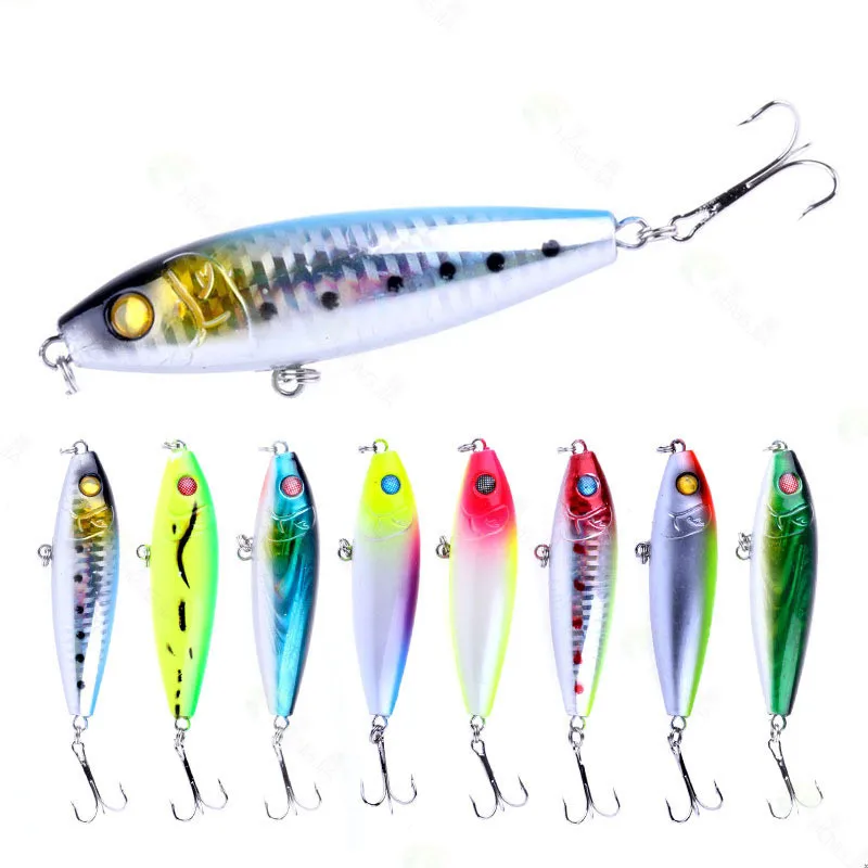

1pcs Minnow Fishing Lure 8cm 12g Fish Wobbler Tackle Sinking 3D Eyes Crankbait Artificial Hard Bait Fishing Accessories