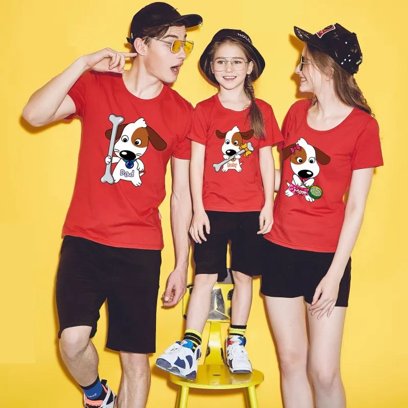 Одинаковая одежда для семьи футболка мамы дочери младшей сестры старшей с