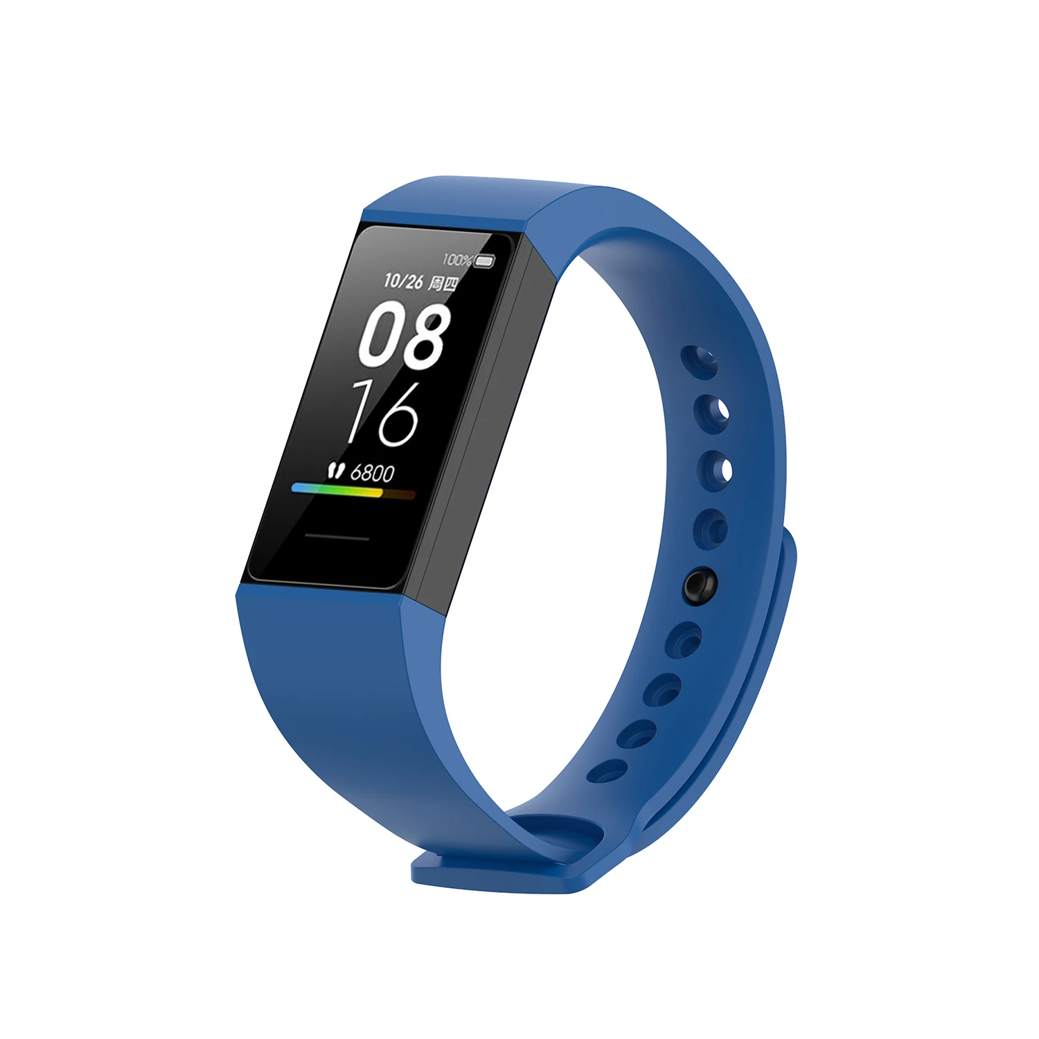 Ремешок сменный для Xiaomi Mi Band 4c спортивный мягкий силиконовый браслет