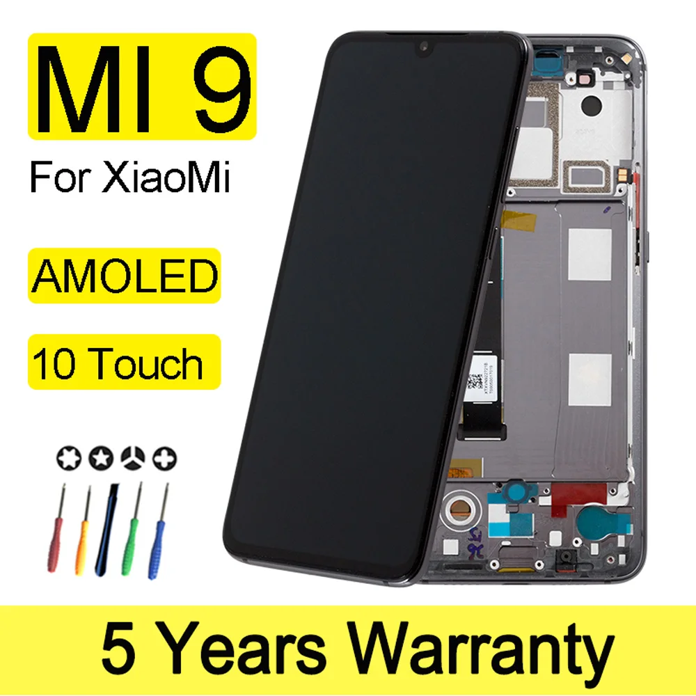 Дисплейный модуль для смартфона Xiaomi Mi 9 3 цвета|Экраны мобильных телефонов| |