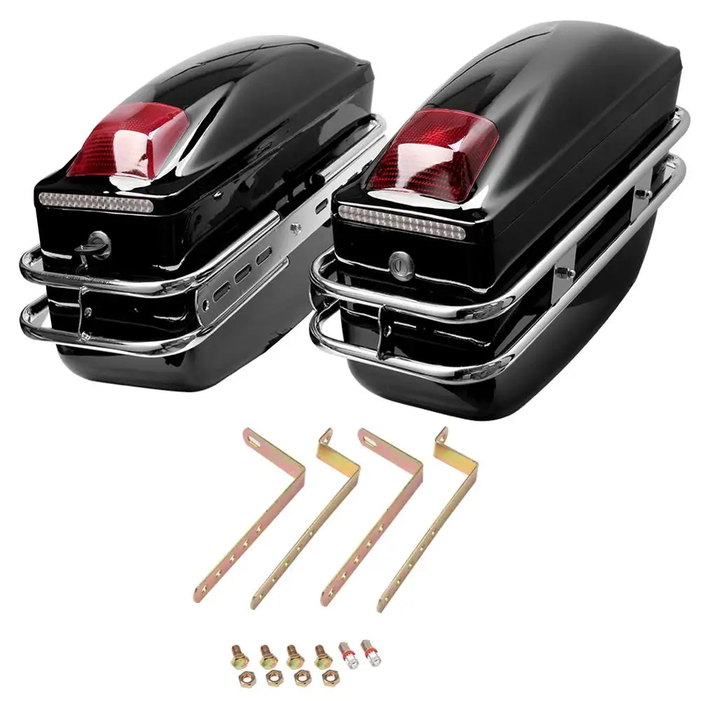 Мотоциклетная Водонепроницаемая боковая коробка багажный бак хвост сумка для