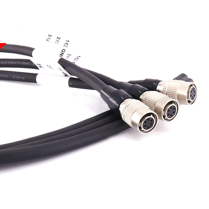 1 шт. high flex hirose 6 pin basler GIGE AVT SFCC-6S hr10a-7p-6s нормальный кабель женский hirose 6pin разъем объектив ПЗС-камеры кабель