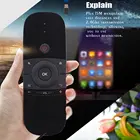 Мини Air Mouse W1 C120 Fly Air Mouse беспроводная клавиатура airmouse для 9,0 8,1 Android TV BoxPCTV Smart TV портативный Mini 2,4G