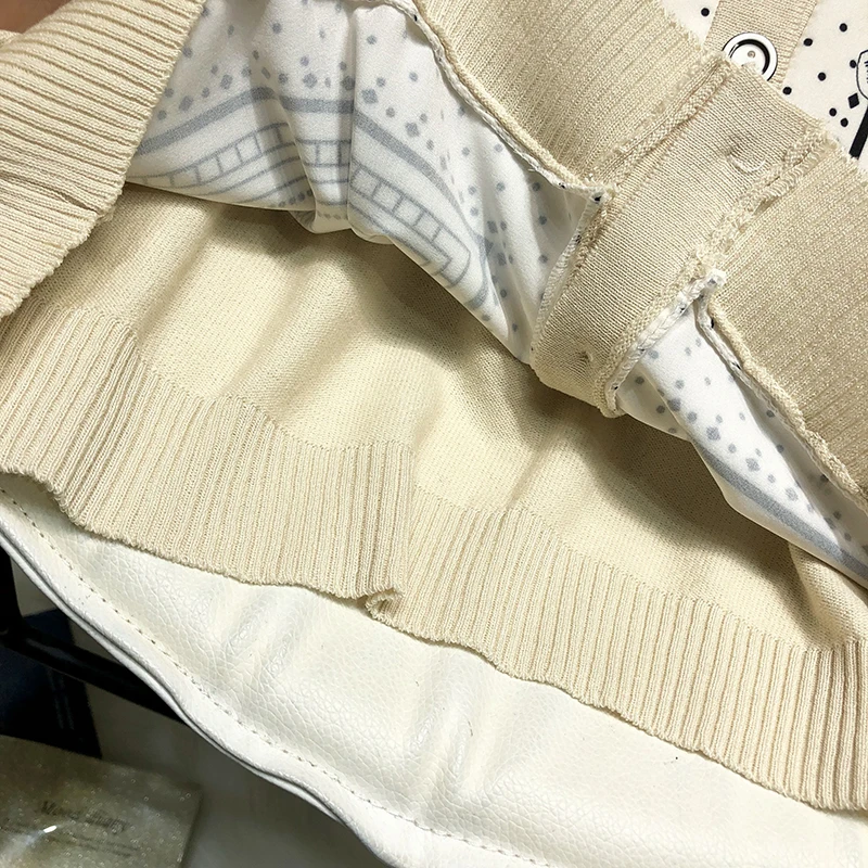 

patchwork print cardigans women long sleeve knit top women cardigan sweater autumn clothes women