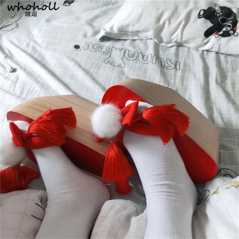 WHOHOLL/женские босоножки; Гета онмиоджи ширанухи; обувь для костюмированной вечеринки; японские клоги на деревянной подошве; Высококачественная обувь для сцены; подошва 10 см