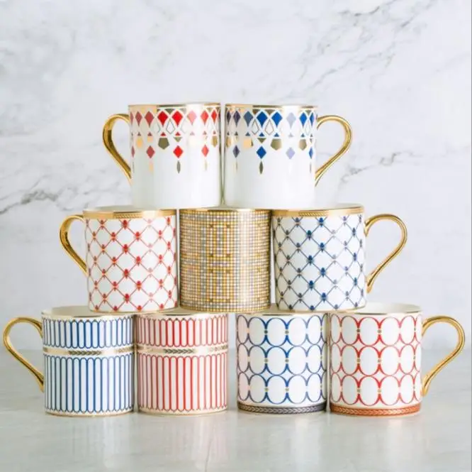 Wourmth Ceramics Cups And Mugs Large Capacity Top Grade Porcelain Coffee Water Container Ceramic Tea Famous Brand | Дом и сад