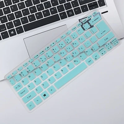 Skyblue Силиконовый чехол-клавиатура для acer Swift 3 SF314-52 SF314-54/Swift 1 SF114-32 14 дюймов i5 8250U ноутбук - Цвет: Skyblue