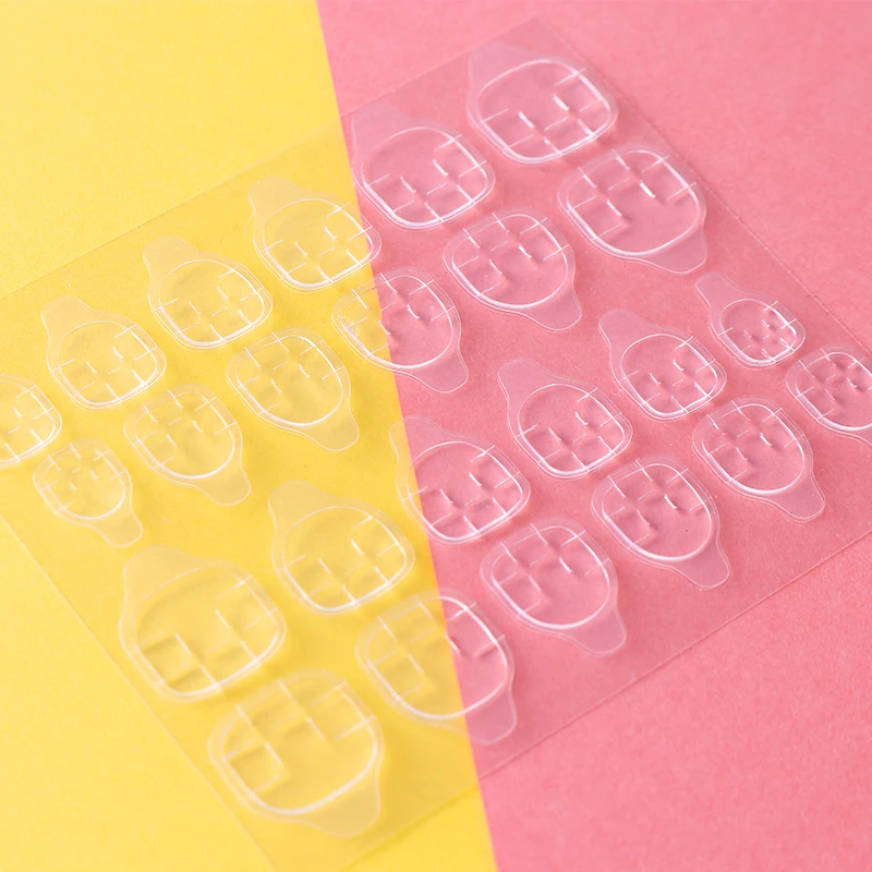 

120pcs Double Sided False Nail Art Adhesive Tape Glue Sticker DIY Tips Fake Nail Acrylic Gel Makeup Tools