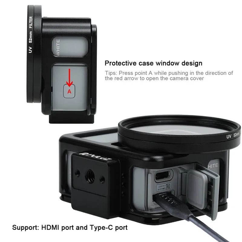 Чехол защитный из алюминиевого сплава с защитой от ультрафиолета 52 мм|Чехлы для