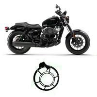 headlight protector grill light lamp cover modified metal mesh lampshade motorcycle accessories for hyosung gv300s