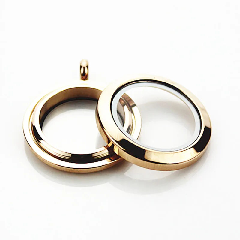 30 мм плавающий медальон подходят плавающие прелести 316L Нержавеющая сталь