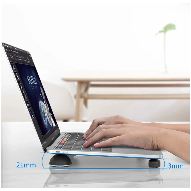 

Laptop Cooling Pads Ball Cooler Universal Practical Notebook Skidproof Support Rack Holder Notebook Computer