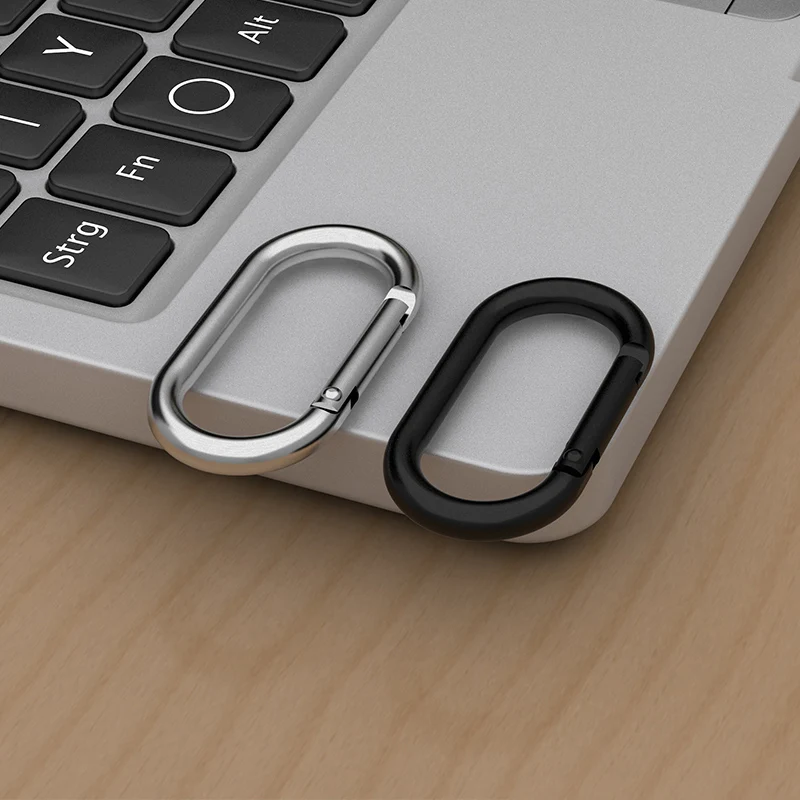 6 шт. брелок для ключей из алюминиевого сплава ручной работы Открытое кольцо с