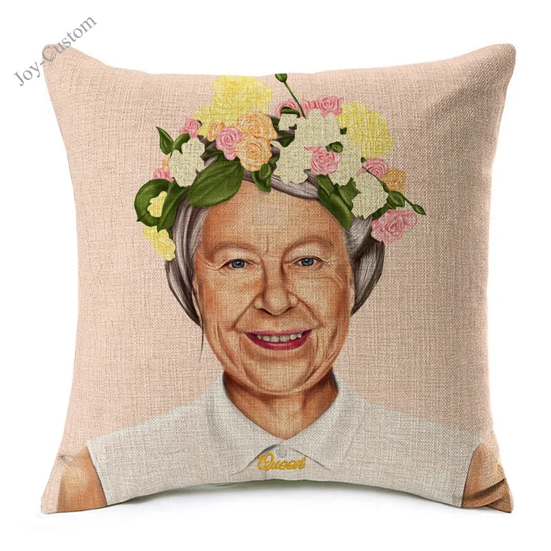 Наволочки для подушек Дональда Трампа Уинстона Черчилля хипстерское искусство