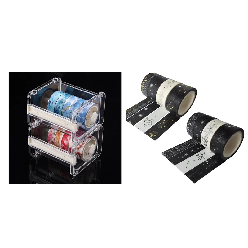 2 шт прозрачный виден Рабочий стол Установка для мерной отрезки ленты (в комплект