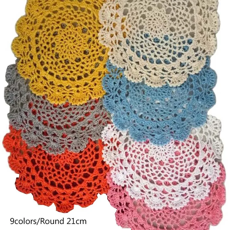 Горячая Распродажа кружевная хлопковая салфетка чашка для столовой кружка кухни