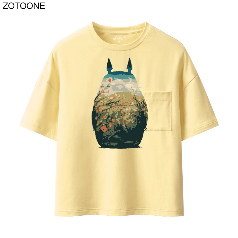 Наклейки ZOTOONE с рисунками животных из мультфильмов наклейки Totoro для детей