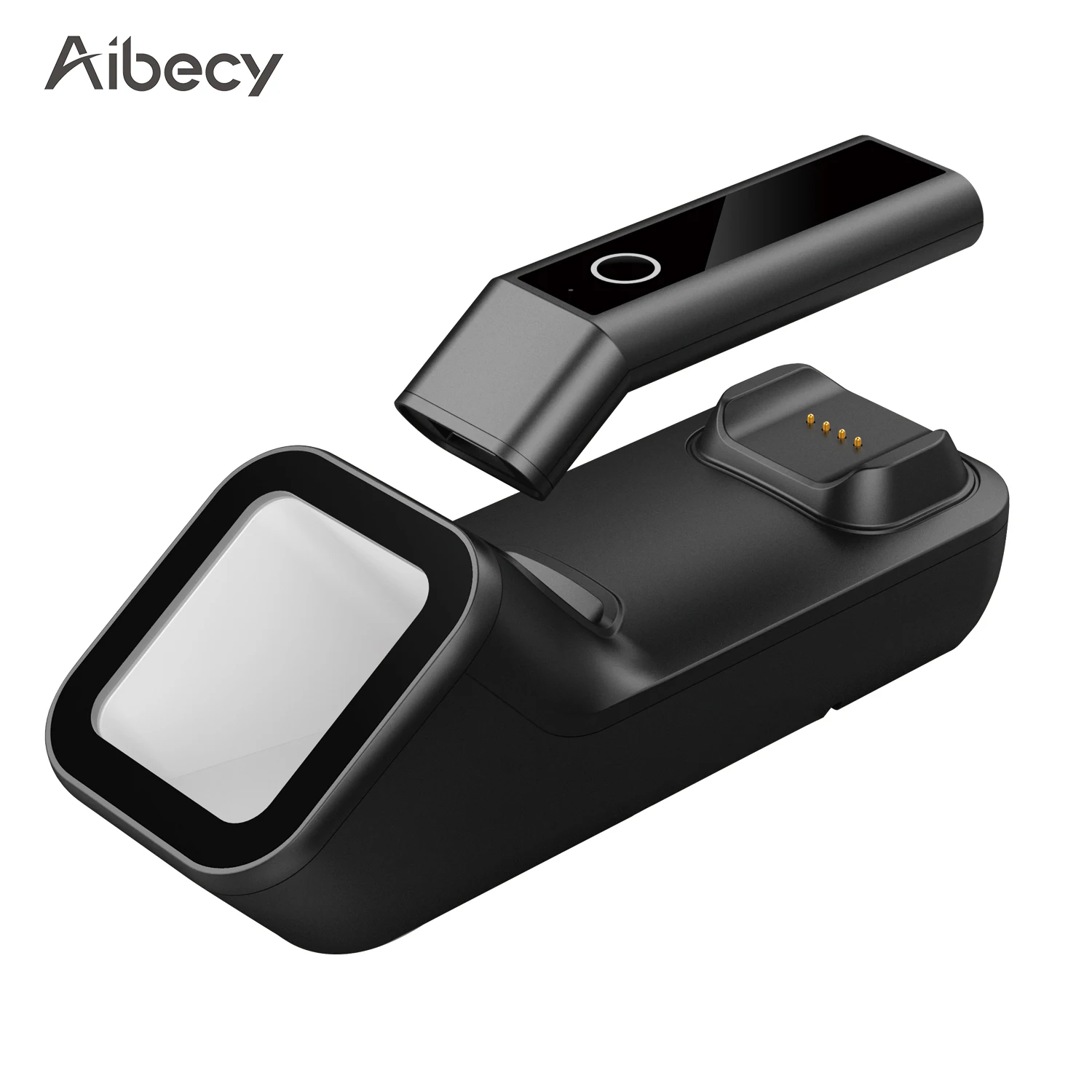 

Aibecy 3-in-1 Barcode Scanner Handheld Bar Code Reader BT & 2.4G Wireless & USB Wired Connection with Charging & Scanning Base