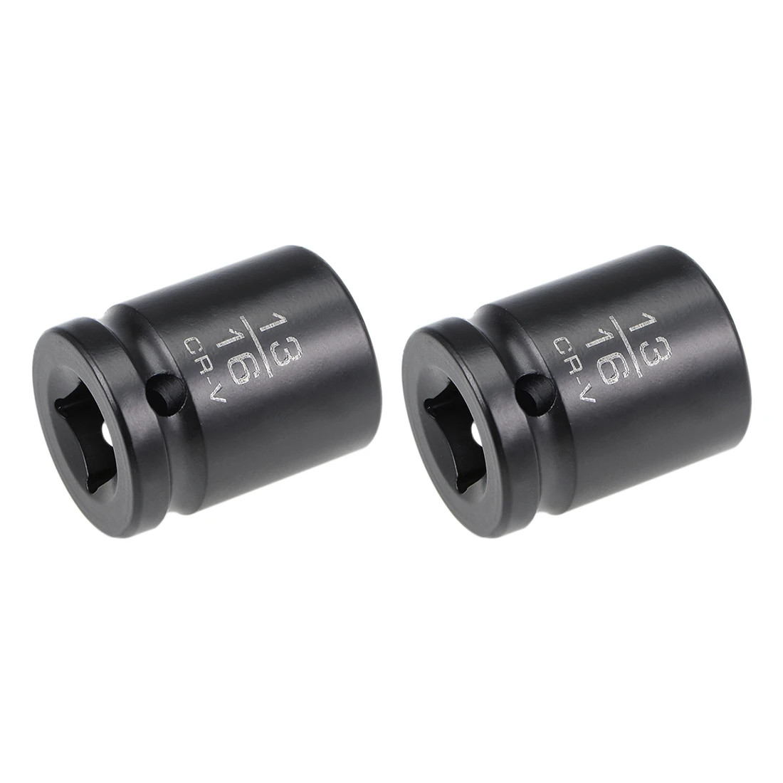 

uxcell 2 Pcs 1/2-Inch Drive by 13/16-Inch Shallow Impact Socket, Cr-V, 6-Point