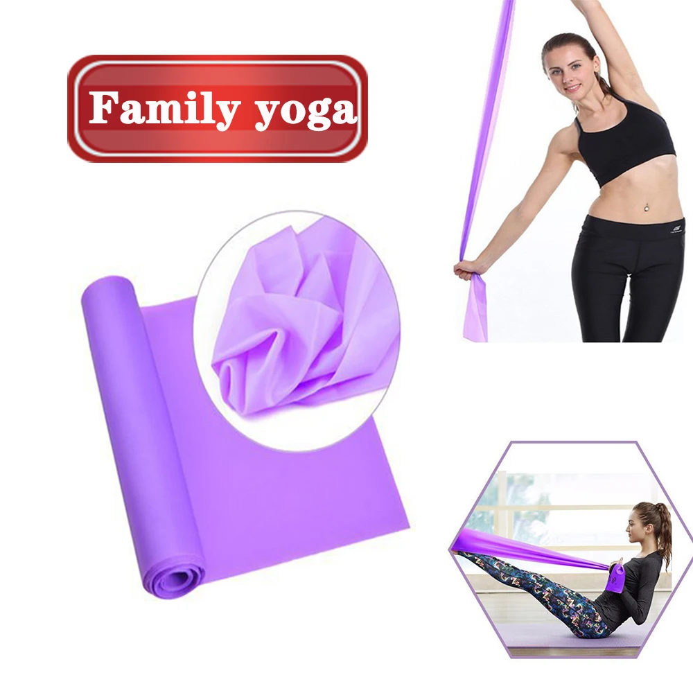 Йога Фитнес Тяговая веревка Резистентные ленты латексные эластичные