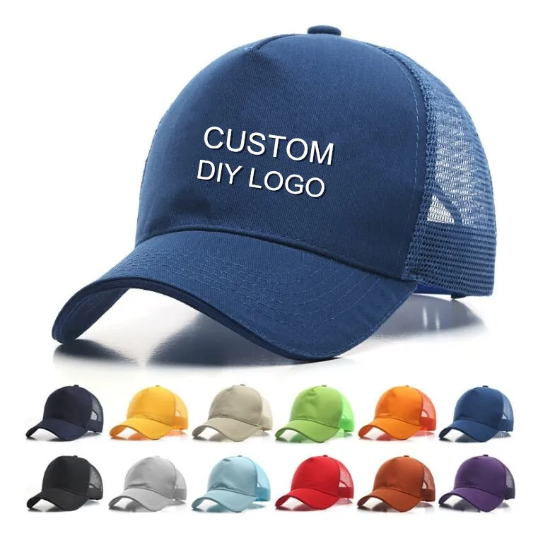Новинка летняя мужская хлопковая бейсболка с индивидуальным логотипом шапки