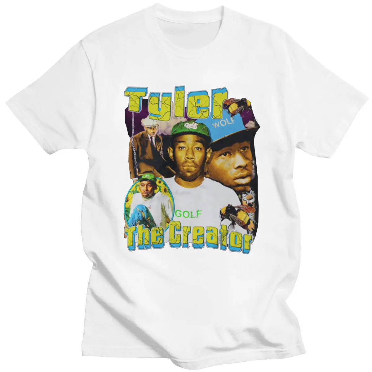 2021 hot sale brand tshirt tyler the creator printed o neck couple tops oversize style t shirts comfortable unsiex daily tshirts free global shipping