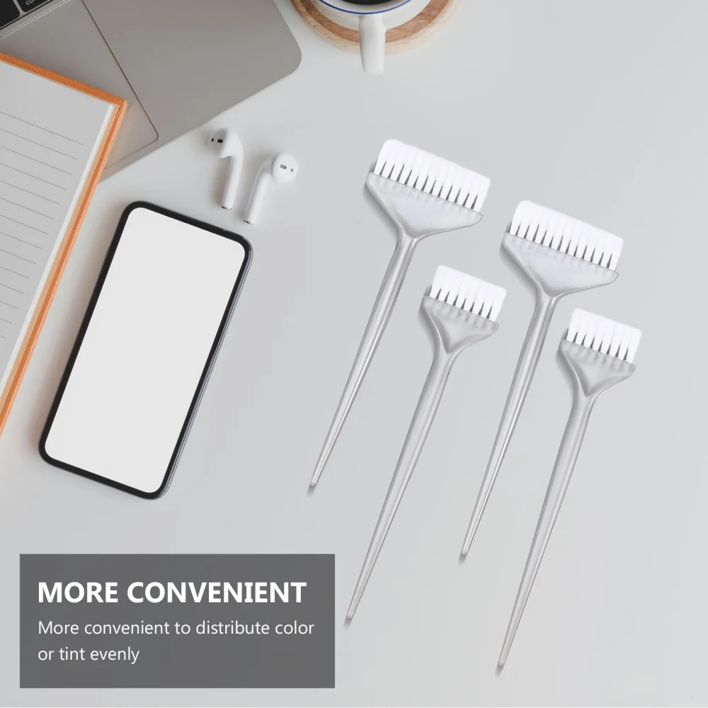 

6PCS Hair Dye Brushes Widened Coloring Comb Hairdressing Tint Tool Hair Styling Supplies for Home Shop