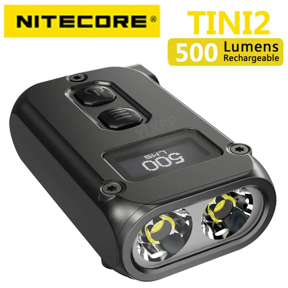 Двухъядерный смарт-светильник NITECORE TINI2 500 люмен OLED технология сна APC длительный