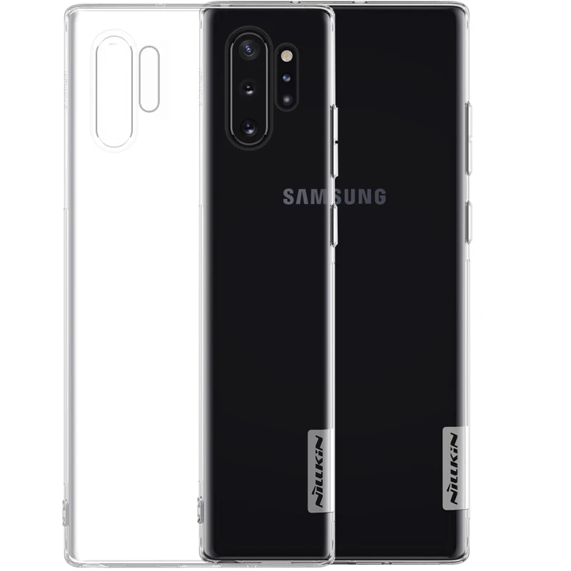 Для samsung Galaxy Note 10 5G чехол для samsung Note 10 Plus 5G NILLKIN натуральный ТПУ ультра тонкий прозрачный мягкий чехол
