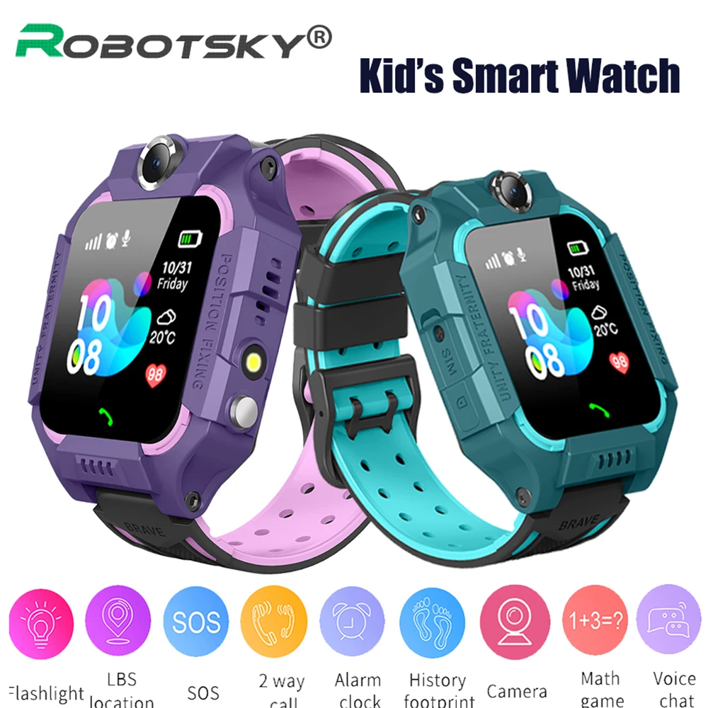 Детские Смарт часы Q19 с вставкой Sim карты детские BLS позиционирование SOS двойная