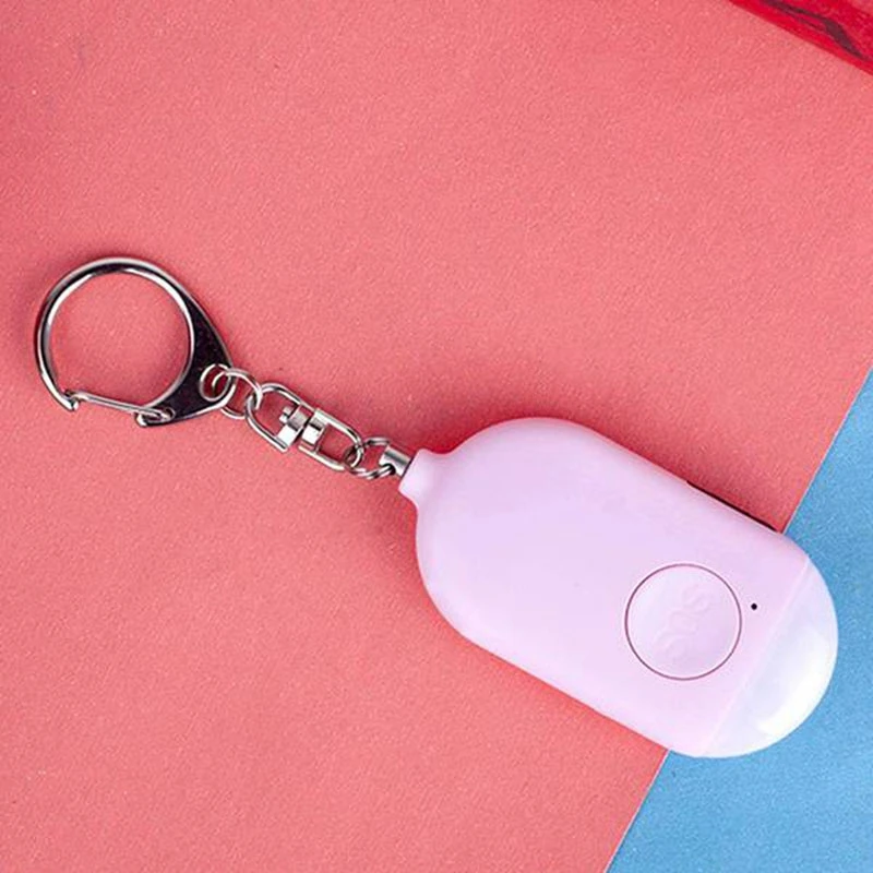 

2 Pcs Rechargeable Personal Sound Alarm,130DB Loud Alarms with LED Light,with Keychain for Women, Elderly,Kids,Etc
