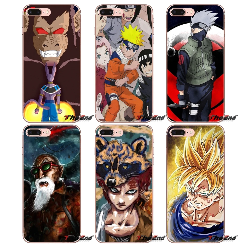 Для Samsung Galaxy J1 J2 J3 J5 J7 A3 A5 A7 2015 2016 2017 J530 J730 Fundas Coque с рисунком из аниме Наруто dragon ball z