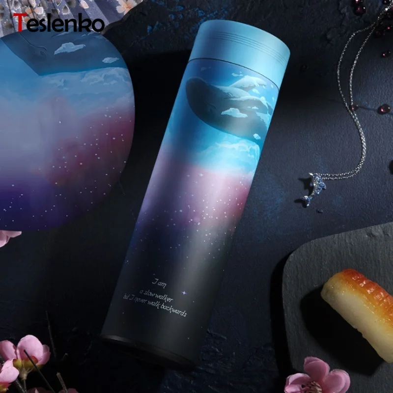 500 мл 304 Нержавеющая сталь вакуумный термос с изоляцией заварки для Чай