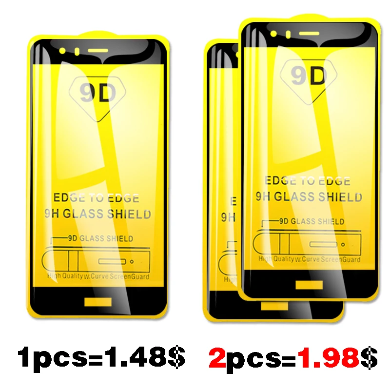 Закаленное стекло для huawei p10 lite 2 шт. защитная пленка экрана p 10 p10lite weip10 light p10light armore