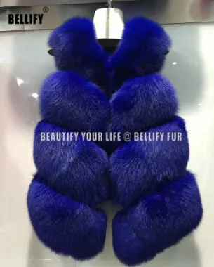 Зимний женский жилет без рукавов из натурального меха Женское пальто Роскошные