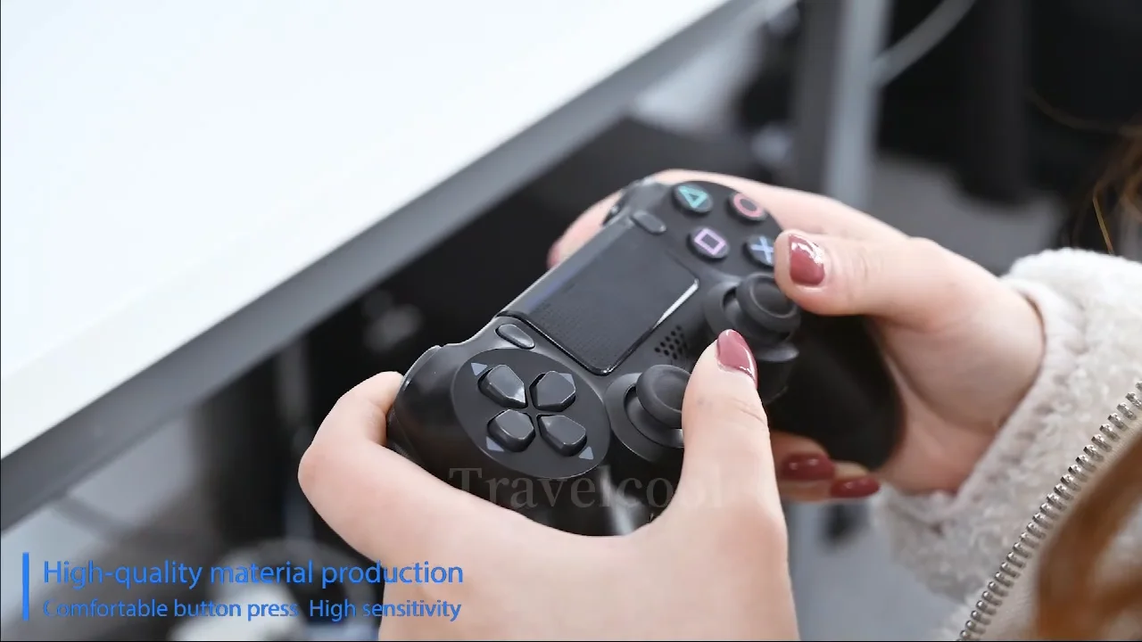 

High Quality PS4 Controller Wireless Dualshock Joystick Pro Controller for PC BT Accessories Gamepad wholesale mini controller