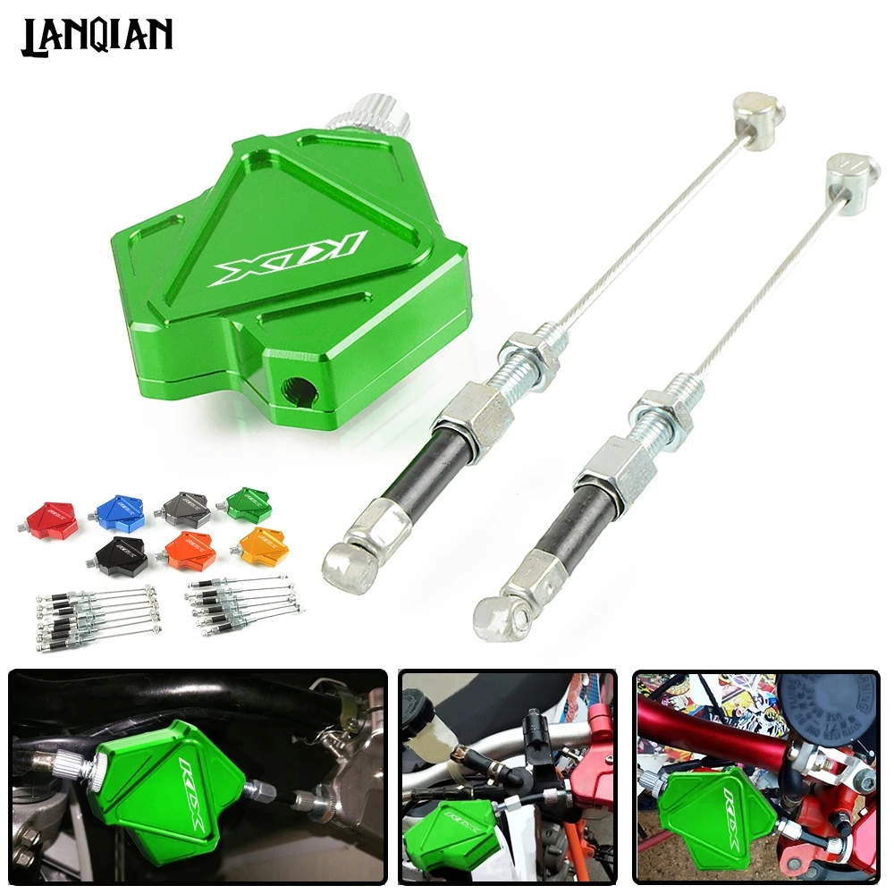 Для KAWASAKI KLX мотоциклетный трюк рычаг сцепления простая кабельная система KLX450R KLX125